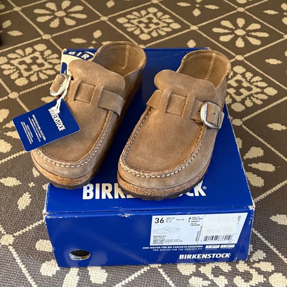 Birkenstock Buckley size 36 new